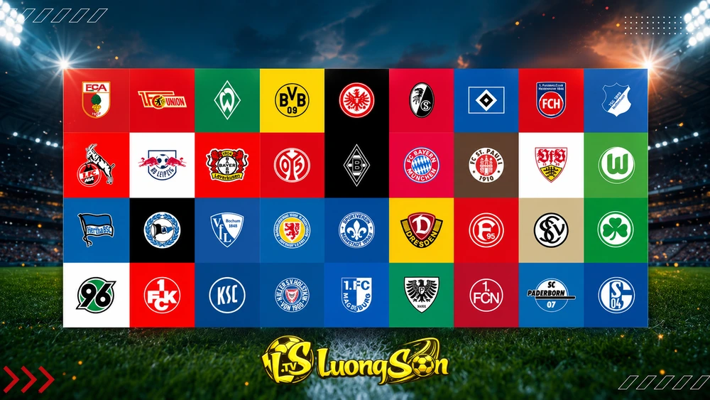 BXH các giải Big Five tại LuongsonTV